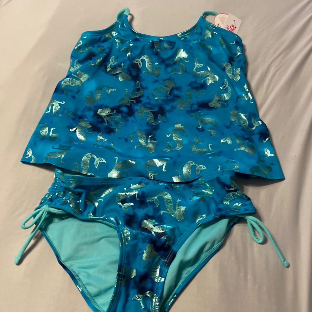 NWT! Justice 2 piece bathing suit